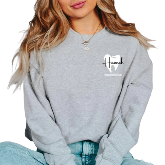 Custom Dental Office Sweatshirt, Custom Sweatshirt For Dentist 2D0385