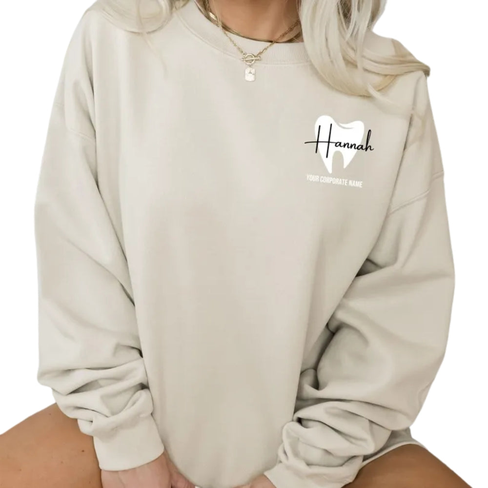 Custom Dental Office Sweatshirt, Custom Sweatshirt For Dentist 2D0385