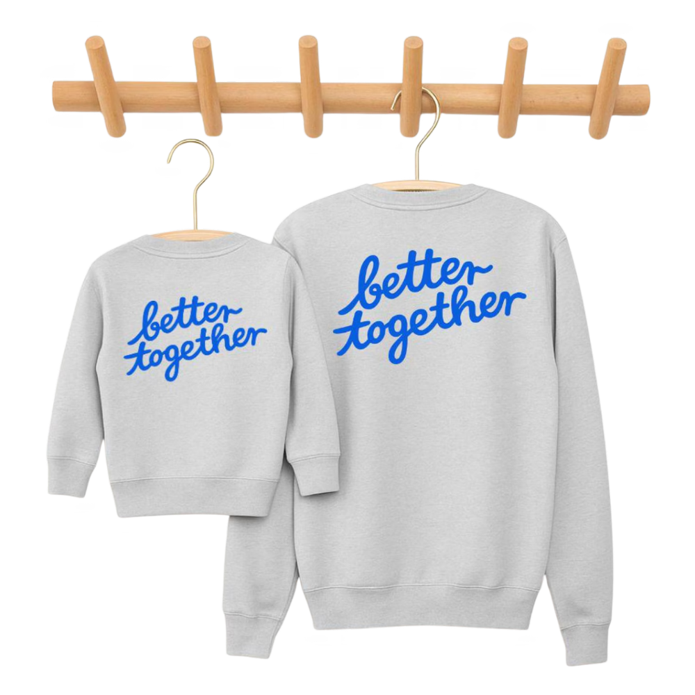 Better Together Mommy And Me Matching Sweatshirt, Family Sweatshirt Matching ET1670