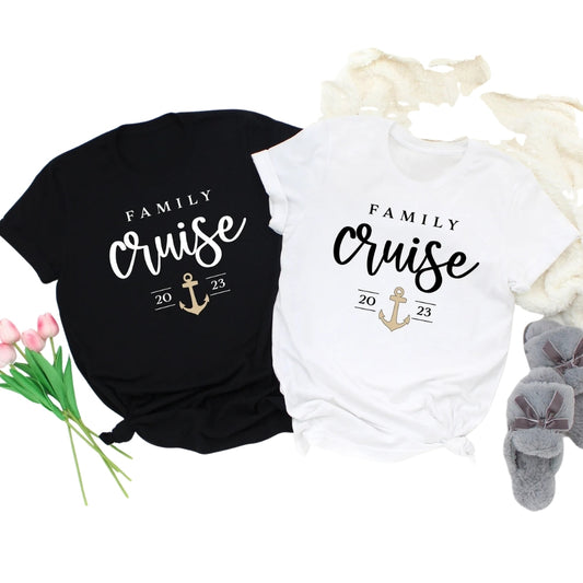 Family Cruise Trip Matching T Shirts, Matching Cruise Vacation Family Shirts ET0286