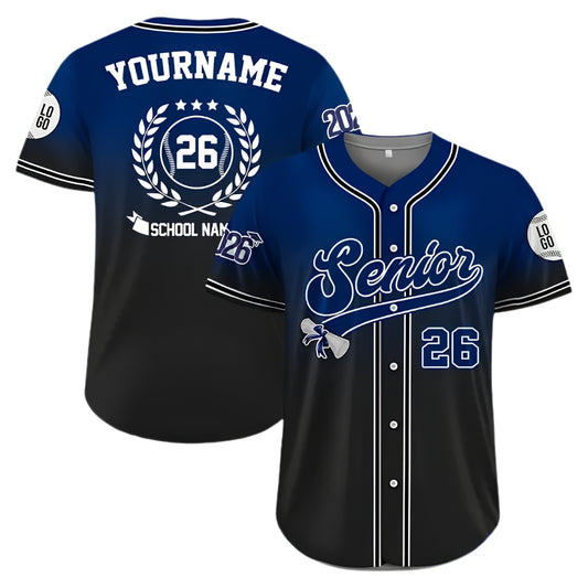 Custom Matching Family Graduation Baseball Jerseys With Logo, Custom Senior Matching Family Baseball Shirts ET0709