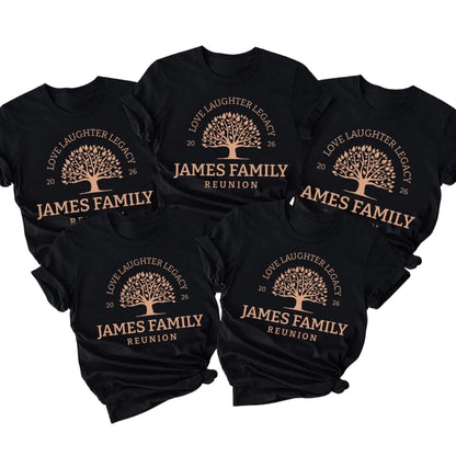 Custom Family Reunion Matching T Shirts, Custom Reunion Shirts ET0429