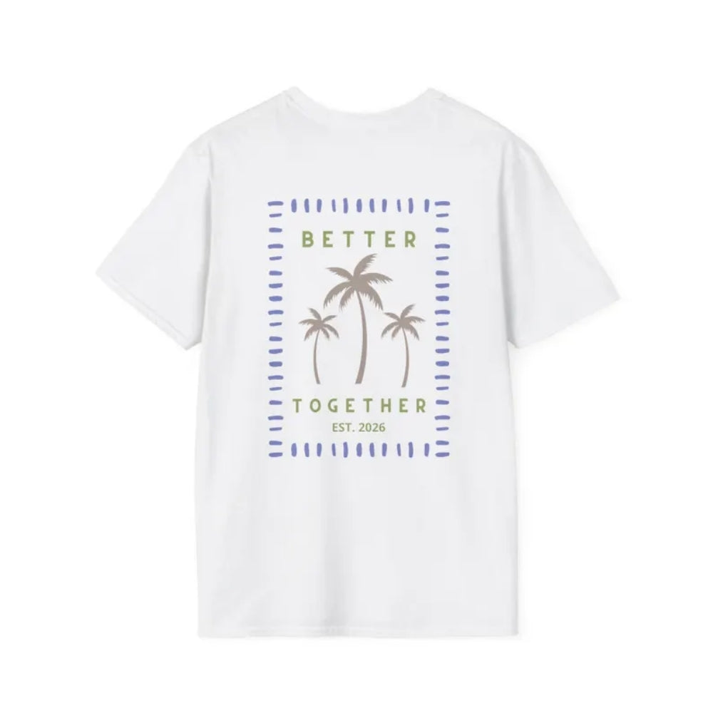 Better Together Custom Year Retro Tropical Matching Dad Son T Shirt, Custom Retro Matching Family Shirts ET1039