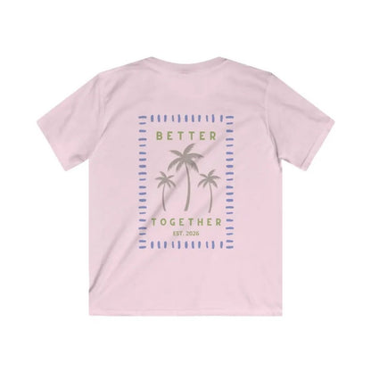 Better Together Custom Year Retro Tropical Matching Dad Son T Shirt, Custom Retro Matching Family Shirts ET1039