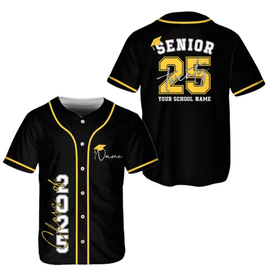 Personalized Class Of Graduation Matching Family Baseball Jerseys, Personalized Senior Baseball Jerseys For Family ET0710