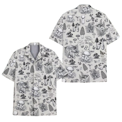 Vintage Mushroom Hawaiian Shirt For Men Women, Mushroom Hawaiian Shirts HE0085