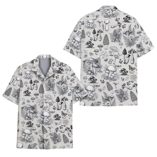 Vintage Mushroom Hawaiian Shirt For Men Women, Mushroom Hawaiian Shirts HE0085