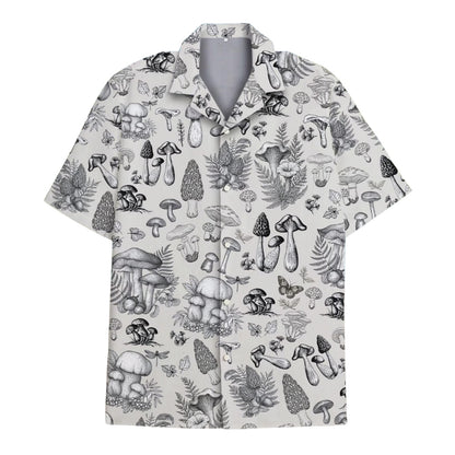 Vintage Mushroom Hawaiian Shirt For Men Women, Mushroom Hawaiian Shirts HE0085