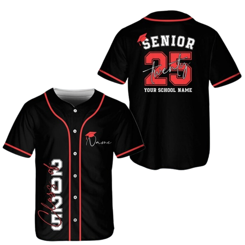 Personalized Class Of Graduation Matching Family Baseball Jerseys, Personalized Senior Baseball Jerseys For Family ET0710