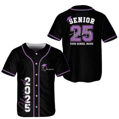 Personalized Class Of Graduation Matching Family Baseball Jerseys, Personalized Senior Baseball Jerseys For Family ET0710