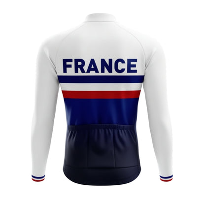 France Cycling Long Sleeve Jerseys For Men, France Cycling Jerseys CZ0100