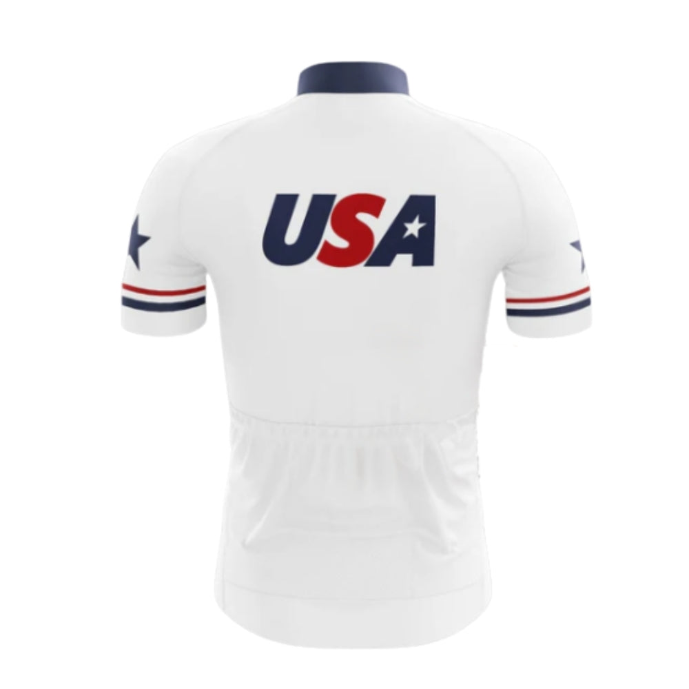 USA Cycling Short Sleeve Jersey For Men, Patriotic Cycling Jerseys CG0426