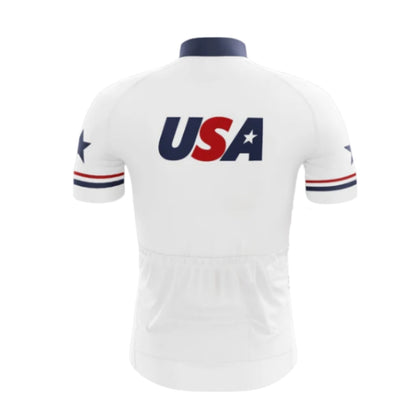 USA Cycling Short Sleeve Jersey For Men, Patriotic Cycling Jerseys CG0426