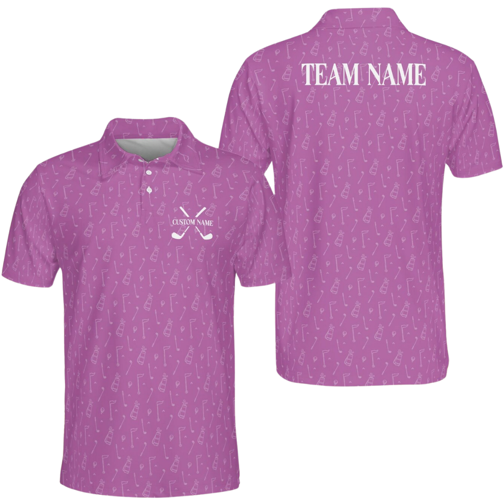 Custom Green Golf Polo Shirt For Men, Custom Team Golf Shirts GE0591