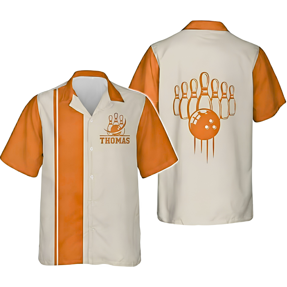 Custom Vintage Red Beige Bowling Polo Shirt Men Women, Custom Vintage Bowling Shirt BZ0789
