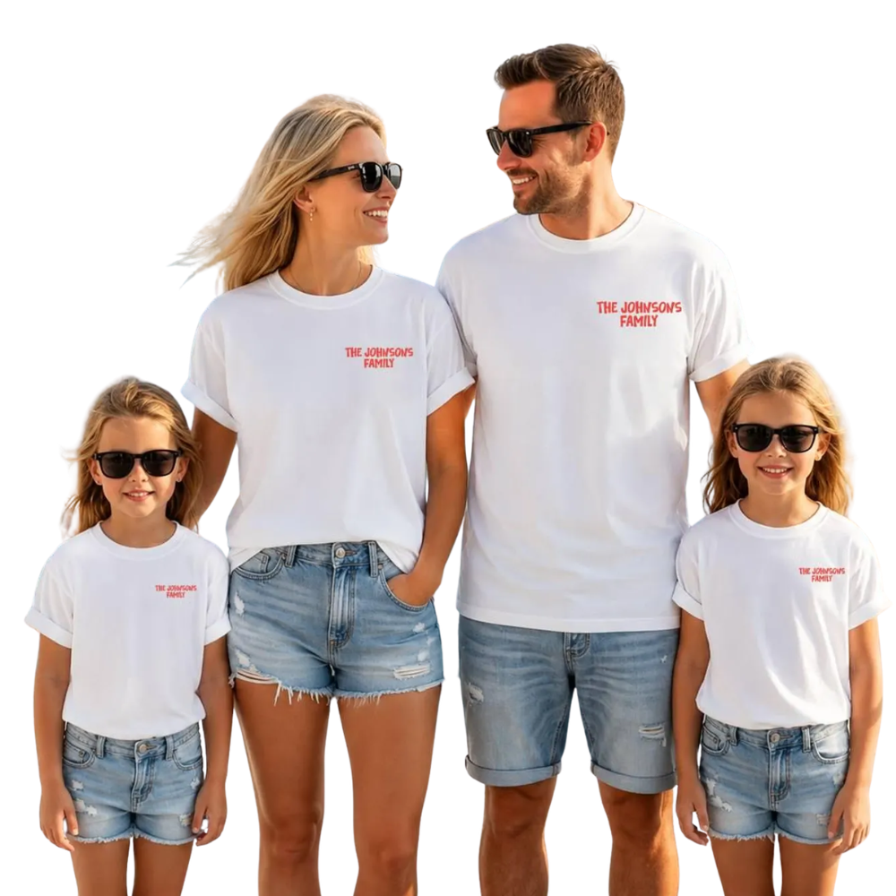 Custom Fishing Club Family Matching T Shirt, Custom Family Fishing Matching Shirts ET1213