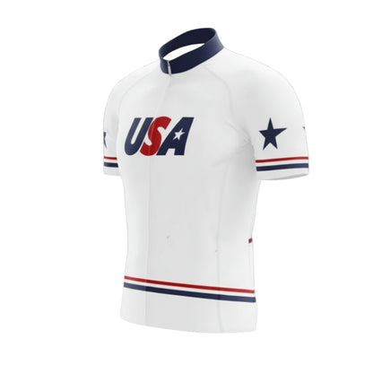 USA Cycling Short Sleeve Jersey For Men, Patriotic Cycling Jerseys CG0426