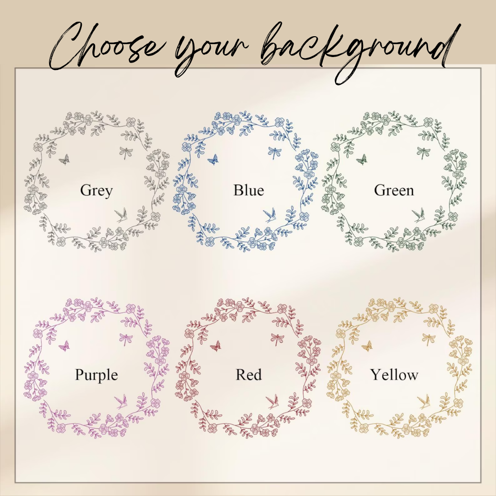 Custom Sister Maid Of Honor Floral Jewelry Dish, Custom Bridesmaid Ring Dish For Sister WD0471