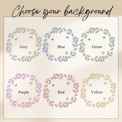 Custom Sister Maid Of Honor Floral Jewelry Dish, Custom Bridesmaid Ring Dish For Sister WD0471