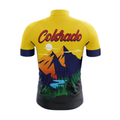 Men's Colorado Cycling Short Sleeve Jersey, Colorado Cycling Jerseys For Mens CZ0099