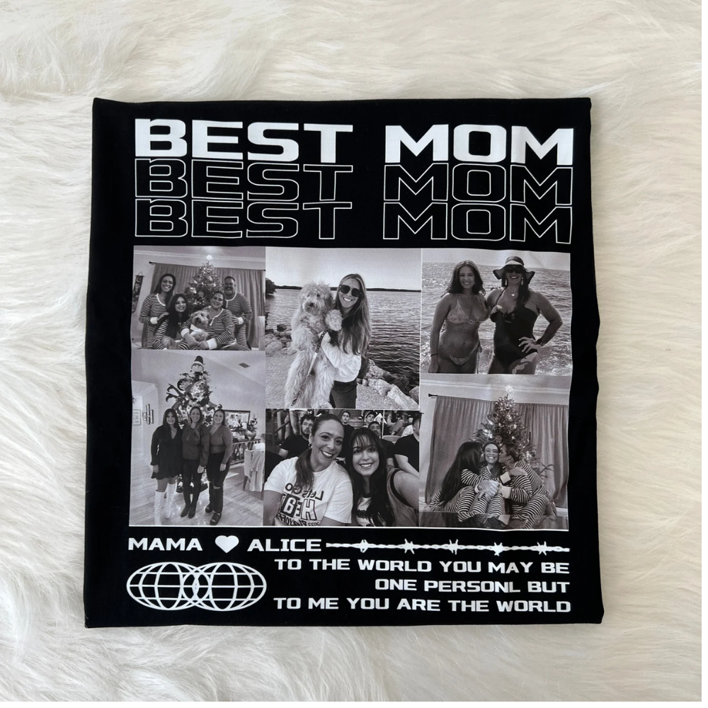 Custom Best Mom Photo Hoodie, Custom Mother Hoodies With Picture 2D1012