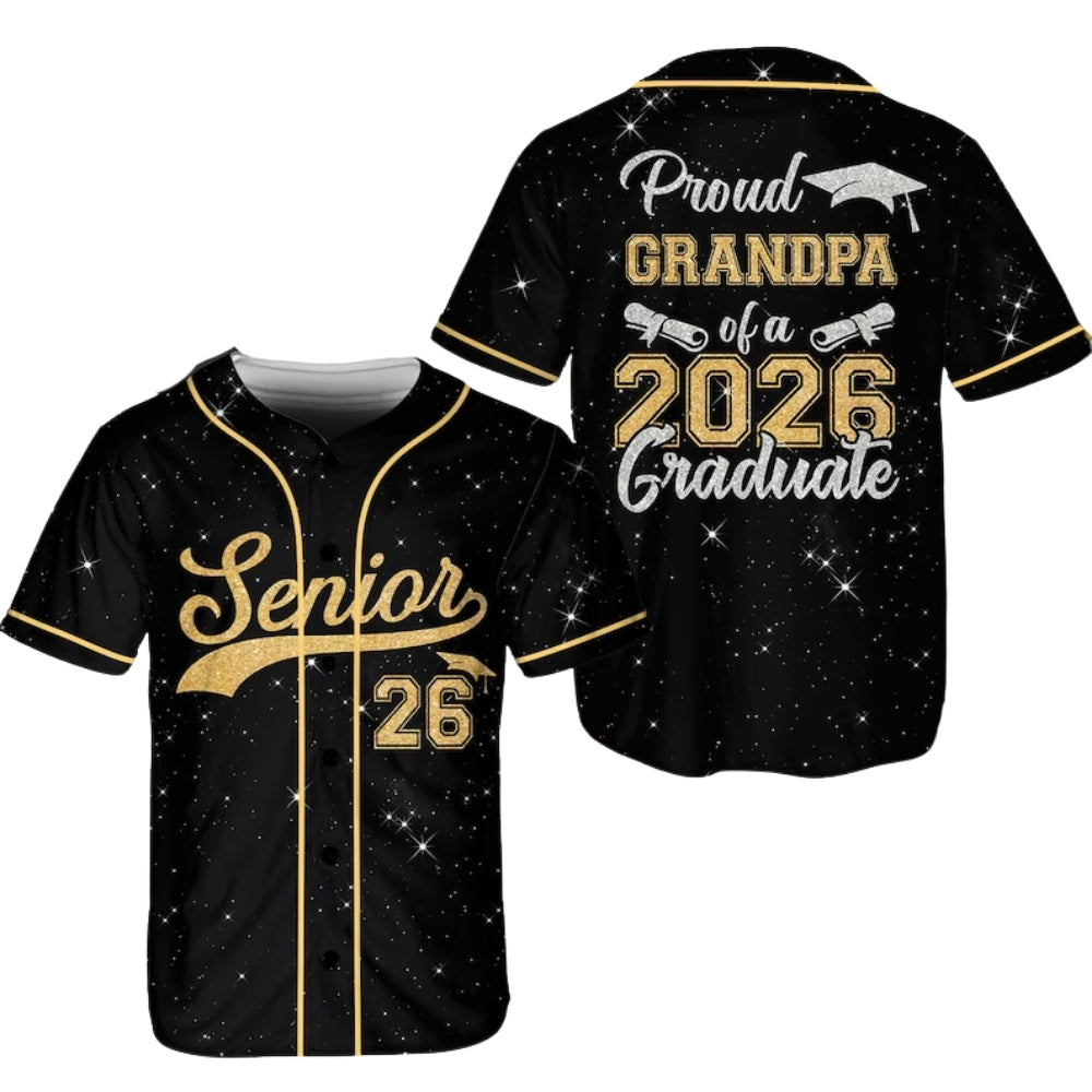 Custom Matching Senior Family Baseball Jersey, Personalized Graduation Matching Baseball Shirts For Family ET0711