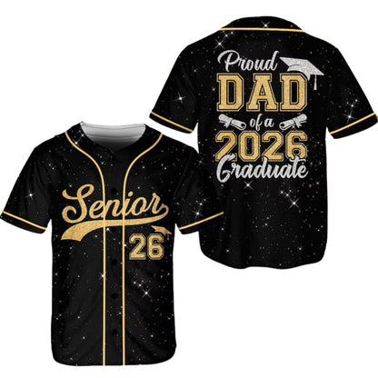 Custom Matching Senior Family Baseball Jersey, Personalized Graduation Matching Baseball Shirts For Family ET0711