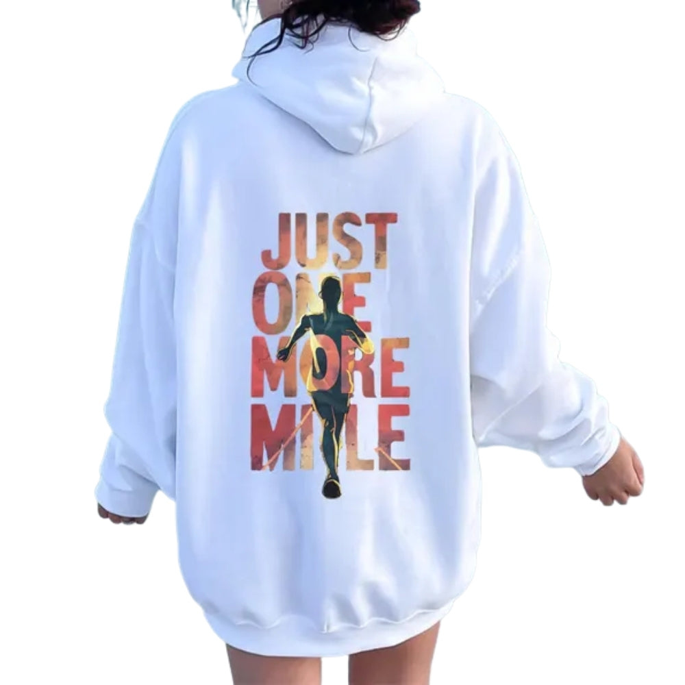 Just One More Mile Hoodie For Women, Running Hoodie 2D0729