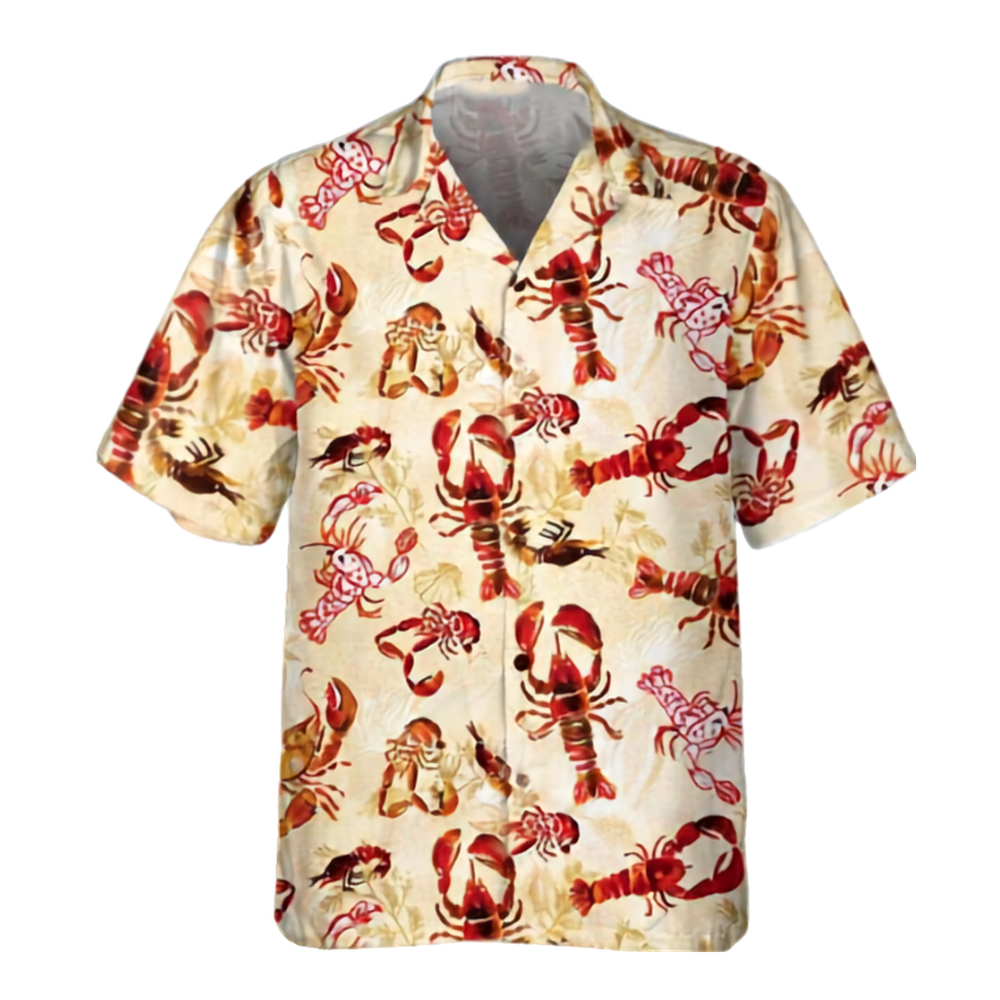 Lobster Hawaiian Shirt For Men Women, Lobster Hawaiian Shirt HE0670