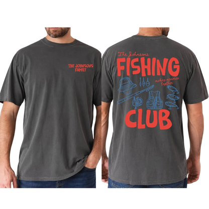 Custom Fishing Club Family Matching T Shirt, Custom Family Fishing Matching Shirts ET1213