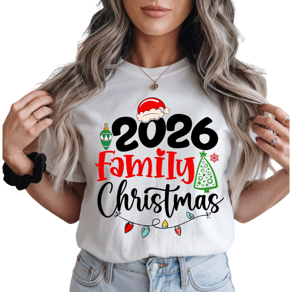 Personalized Family Christmas 2026 Matching T Shirt, Custom Christmas Family Shirts ET1175