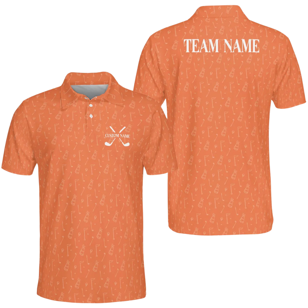 Custom Green Golf Polo Shirt For Men, Custom Team Golf Shirts GE0591