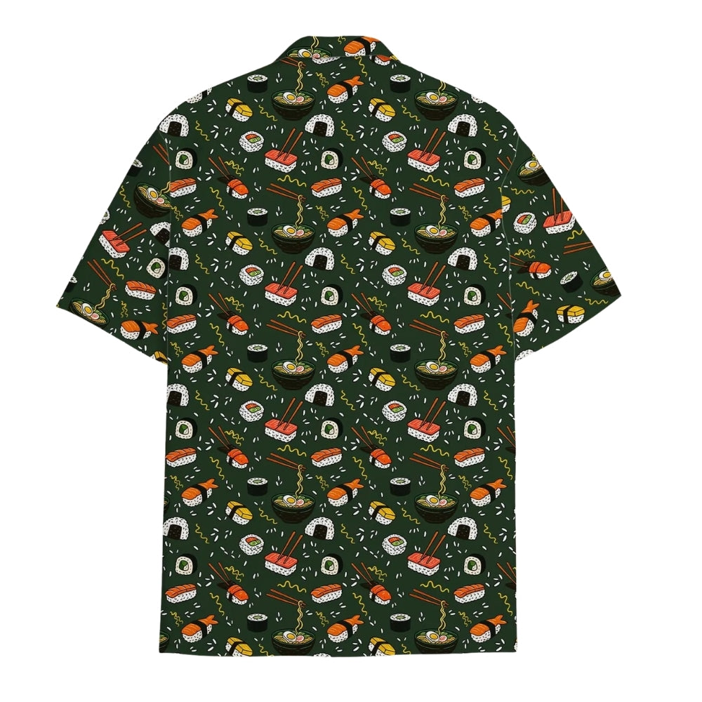 Sushi And Ramen Hawaiian Shirt For Men Women, Japanese Food Hawaiian Shirts HE0070