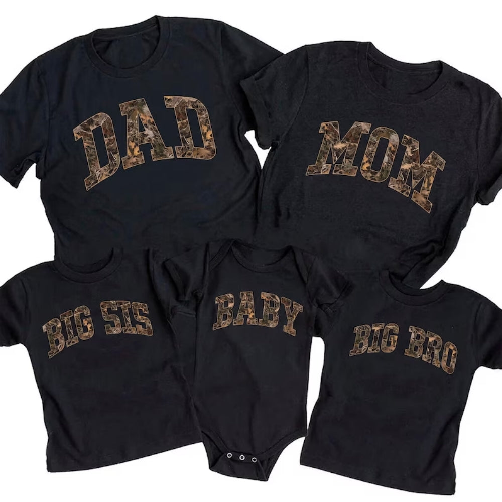 Matching Camo Family T Shirt, Camo Family Shirts ET1080
