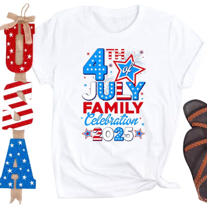 4th of July Family Celebration Matching T Shirts, Fourth Of July Matching Shirts For Famly ET0292