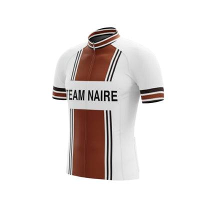 Custom Red And White Cycling Team Short Sleeve Jersey Mens, Custom Cycling Jerseys For Team CG0494