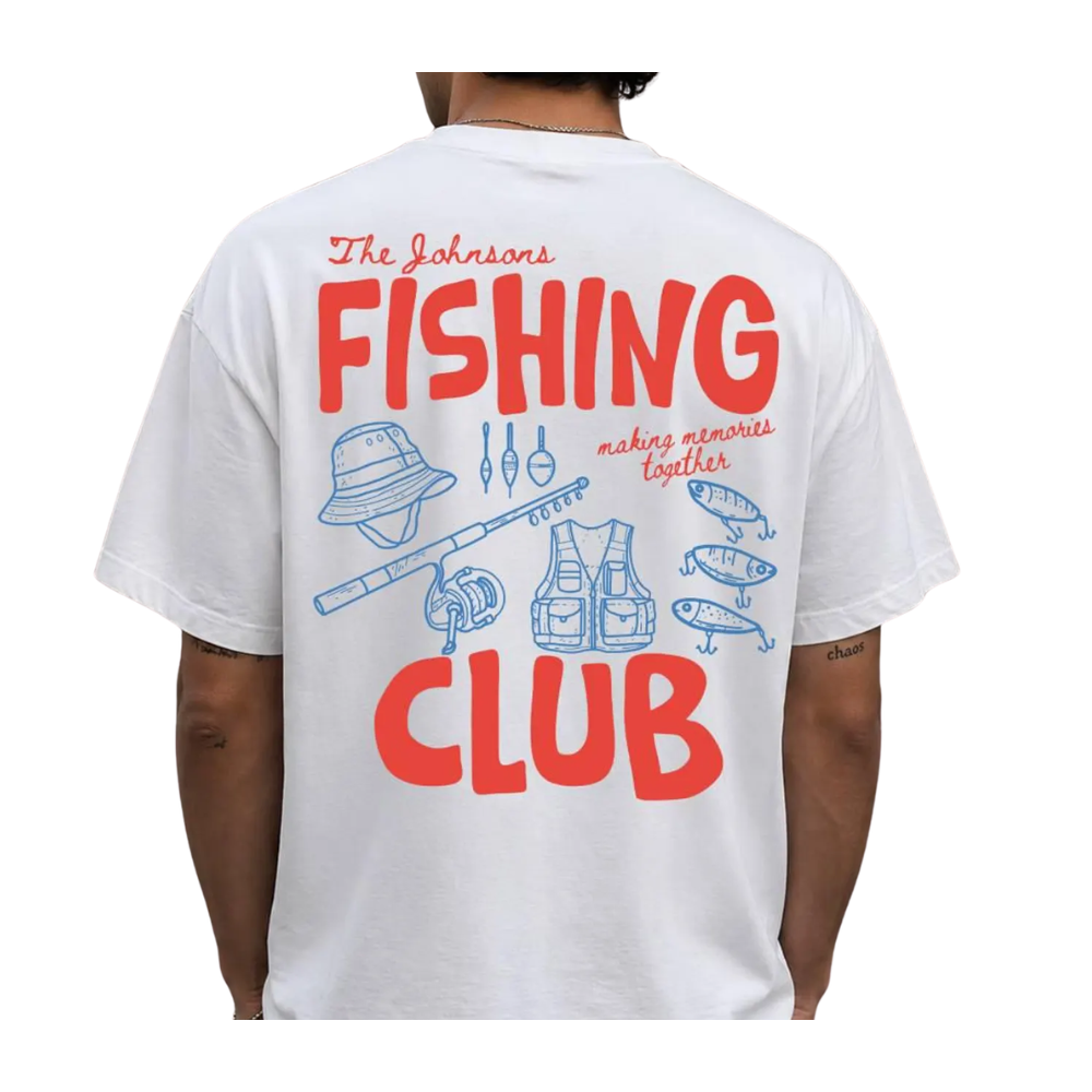 Custom Fishing Club Family Matching T Shirt, Custom Family Fishing Matching Shirts ET1213