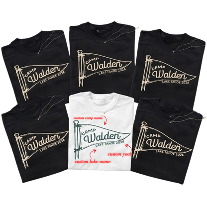 Personalized Camping Family Matching T Shirts, Custom Camp Trip Family Shirts ET1235
