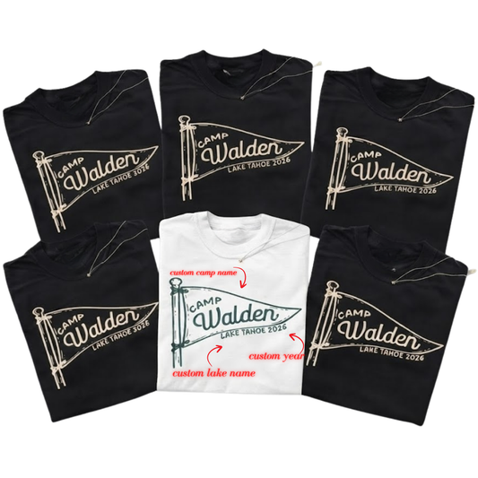 Personalized Camping Family Matching T Shirts, Custom Camp Trip Family Shirts ET1235