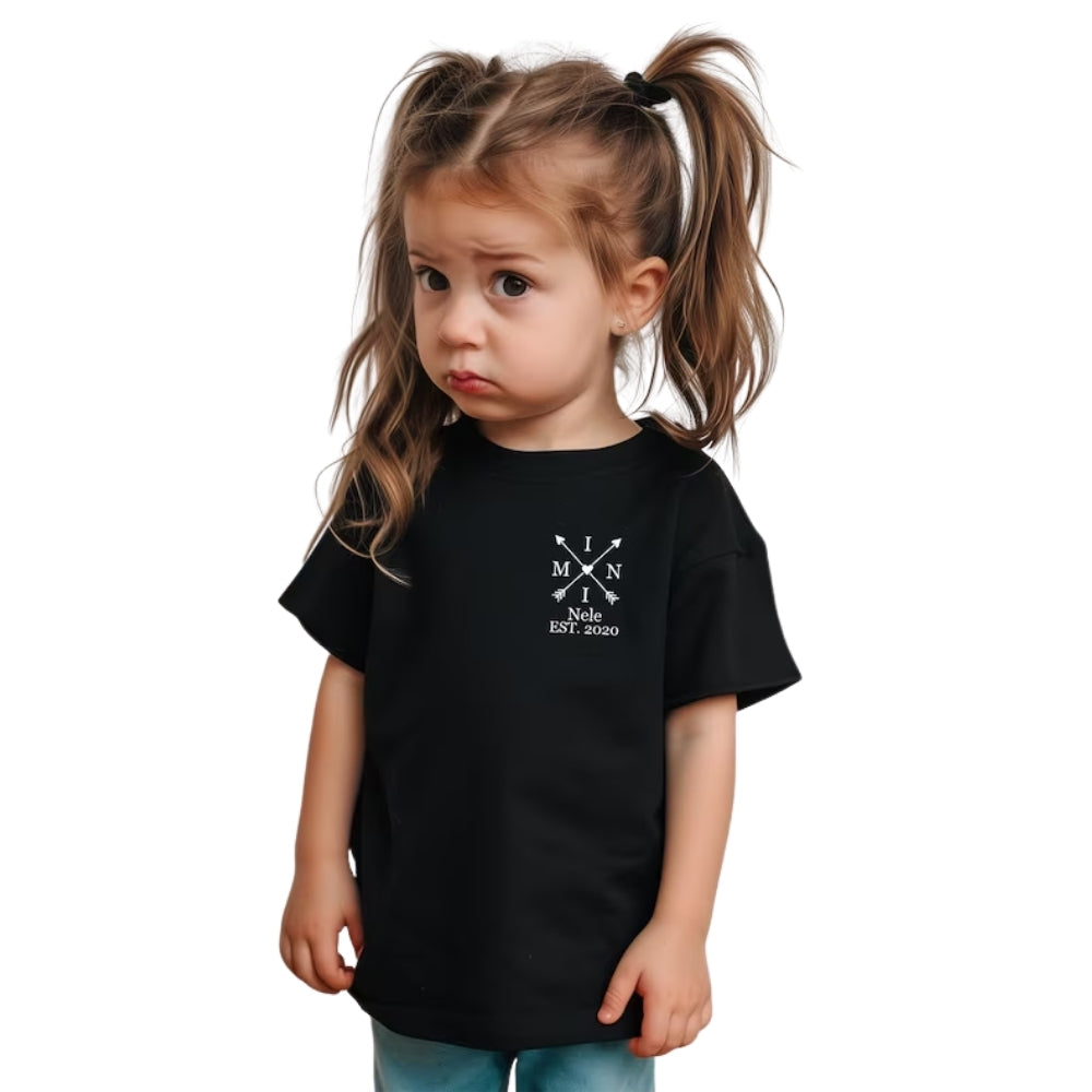 Custom Dad And Son Daughter Matching Family T Shirts, Personalized Matching Father Day Family Shirts ET0151