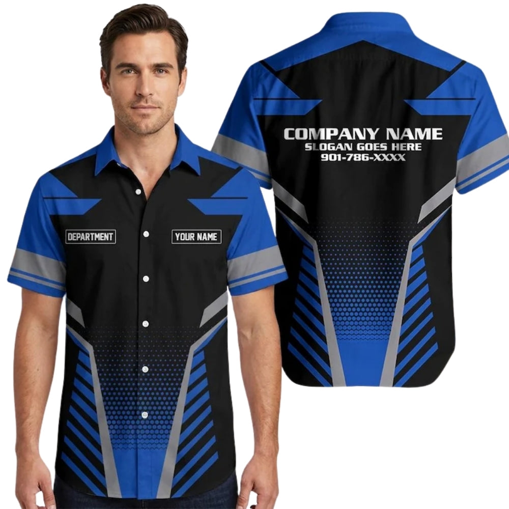 Custom Mechanic Team Hawaiian Shirt For Men, Custom Mechanic Workwear Shirts HE0252