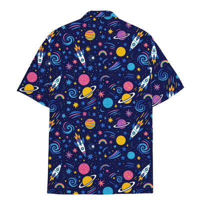 Colorful Planet Space Hawaiian Shirt For Men Women, Space Lover Hawaiian Shirts HE0089