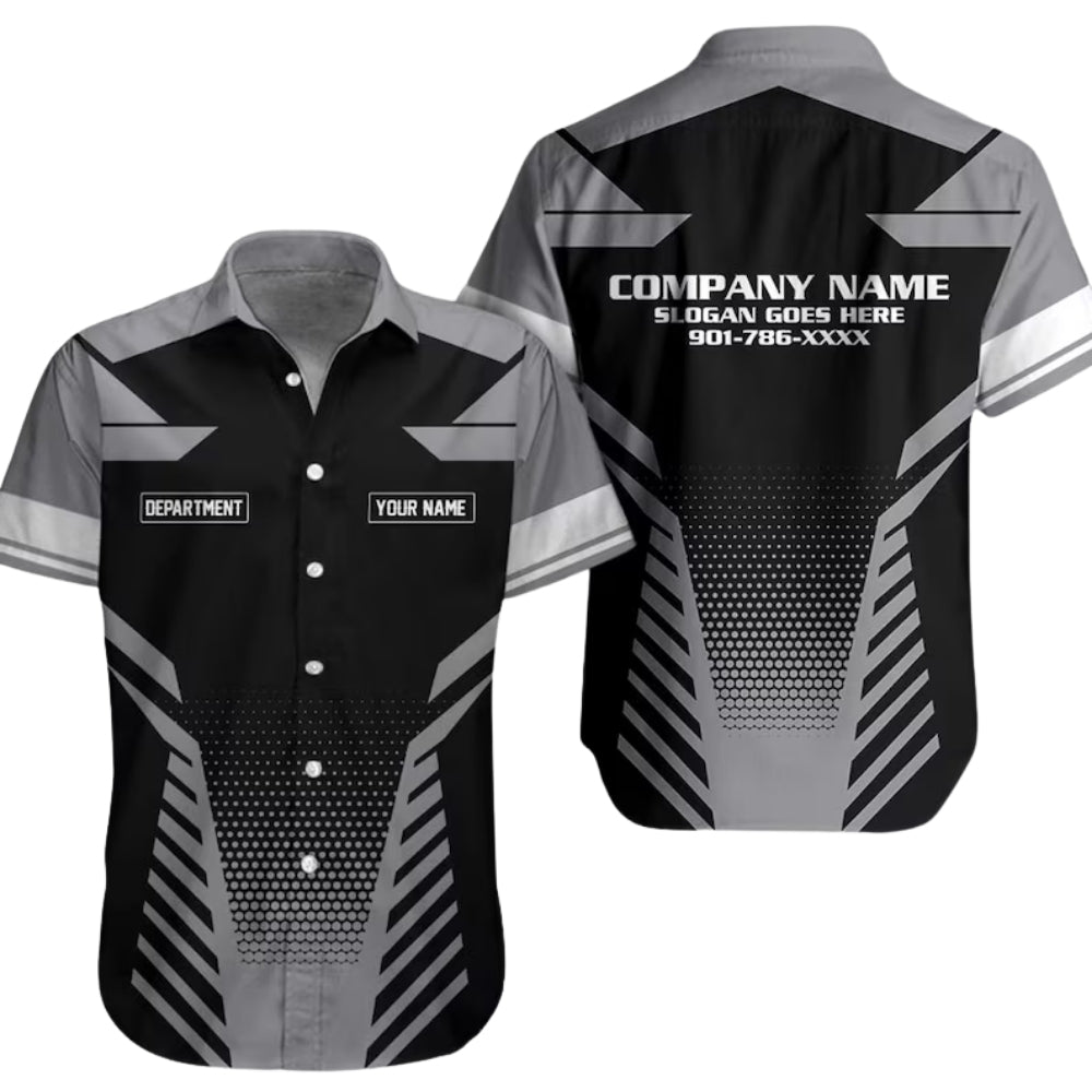Custom Mechanic Team Hawaiian Shirt For Men, Custom Mechanic Workwear Shirts HE0252