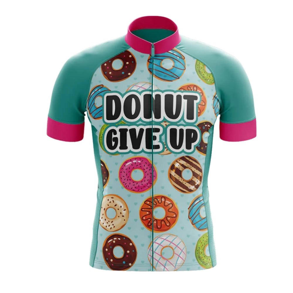 Donut Give Up Men's Short Sleeve Cycling Jersey For Mens, Donut Cycling Jerseys CZ0091