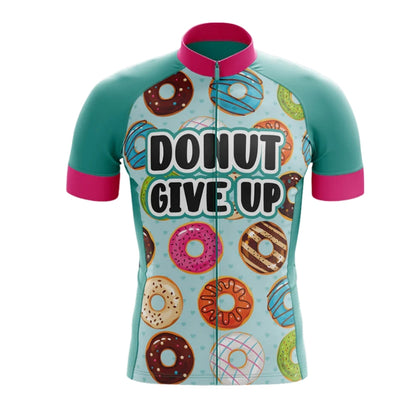 Donut Give Up Men's Short Sleeve Cycling Jersey For Mens, Donut Cycling Jerseys CZ0091