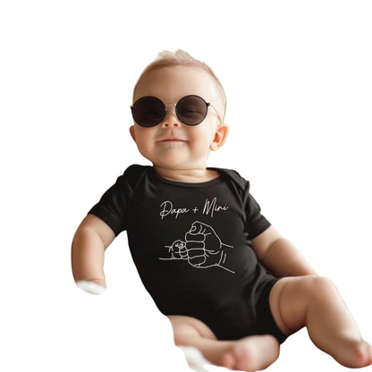 Custom Dad And Me Fist Bump Matching Family T Shirts, Custom Family Matching Shirts For Father's Day ET0152