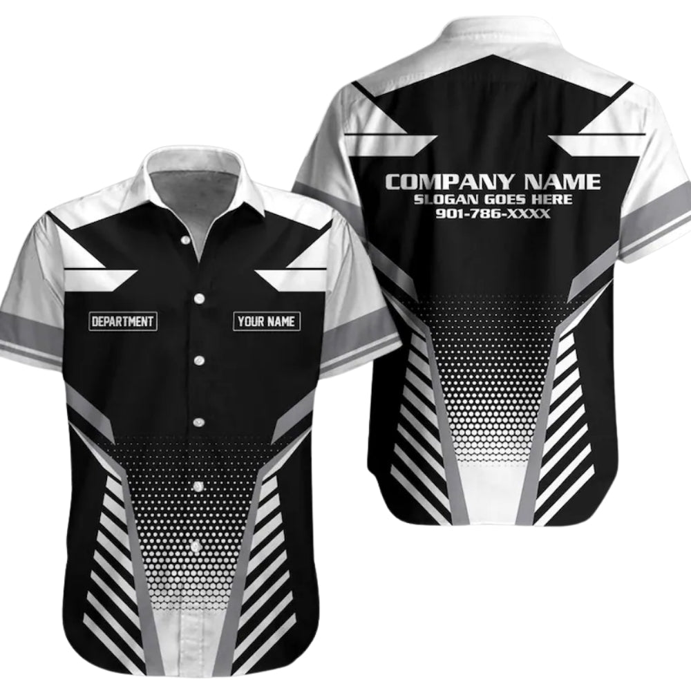 Custom Mechanic Team Hawaiian Shirt For Men, Custom Mechanic Workwear Shirts HE0252