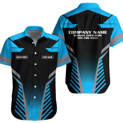 Custom Mechanic Team Hawaiian Shirt For Men, Custom Mechanic Workwear Shirts HE0252