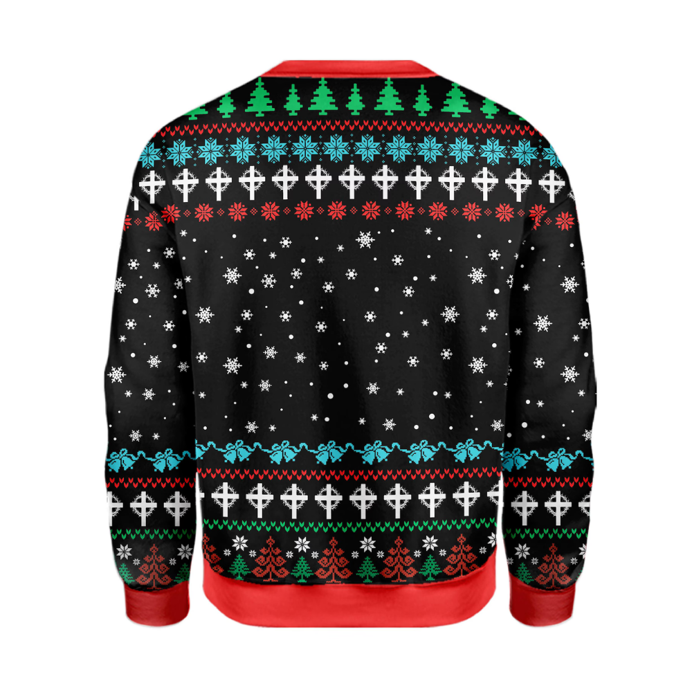 Disappointments All Of You Jesus Ugly Christmas Sweatshirt, Funny Christian Xmas Sweatshirt 2D1161
