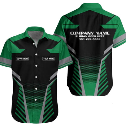 Custom Mechanic Team Hawaiian Shirt For Men, Custom Mechanic Workwear Shirts HE0252